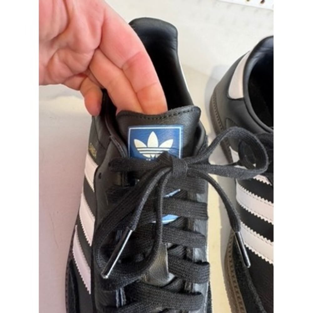 Adidas Samba OG Black White Gum Leather Suede Sneakers B75807 Mens Womens - Picture 4 of 9